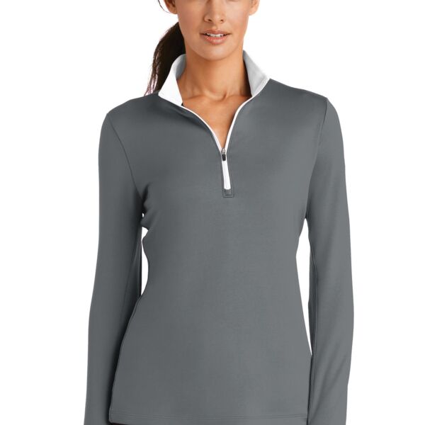 Ladies Dri FIT Stretch 1/2 Zip Cover Up Thumbnail