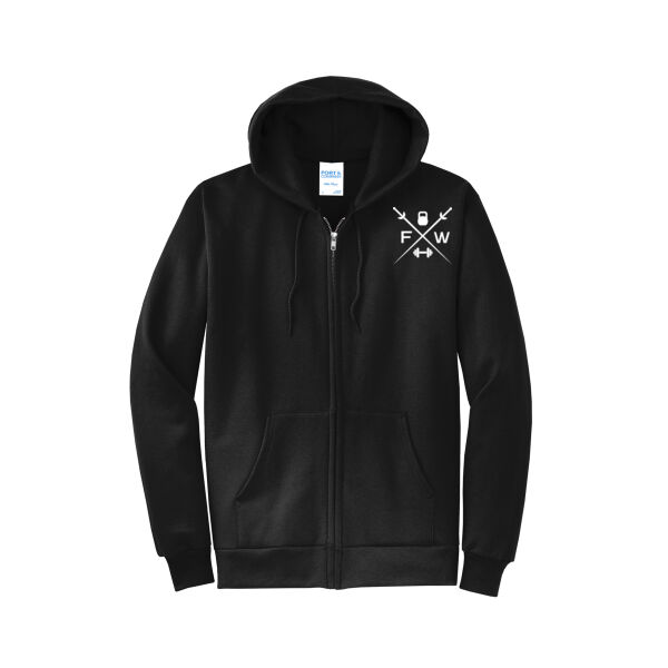 Port & Company® Core Fleece Full-Zip Hooded Sweatshirt Thumbnail